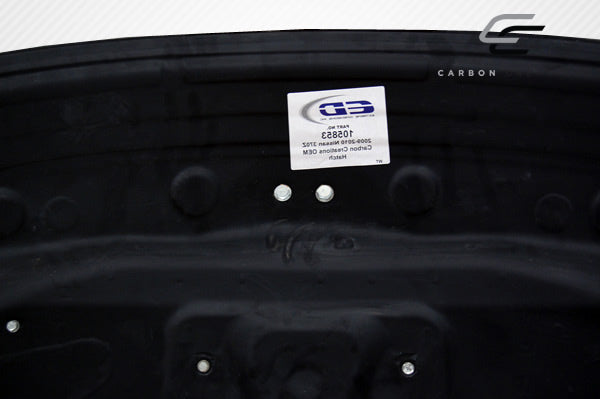 2009-2020 Nissan 370Z Z34 Carbon Creations OEM Look Trunk - 1 Piece