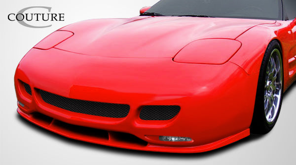 1997-2004 Chevrolet Corvette C5 Couture TS Edition Front Bumper - 2 Piece - Includes TS Edition Front Bumper (108121) TS Edition Front Lip Spoiler (108122)