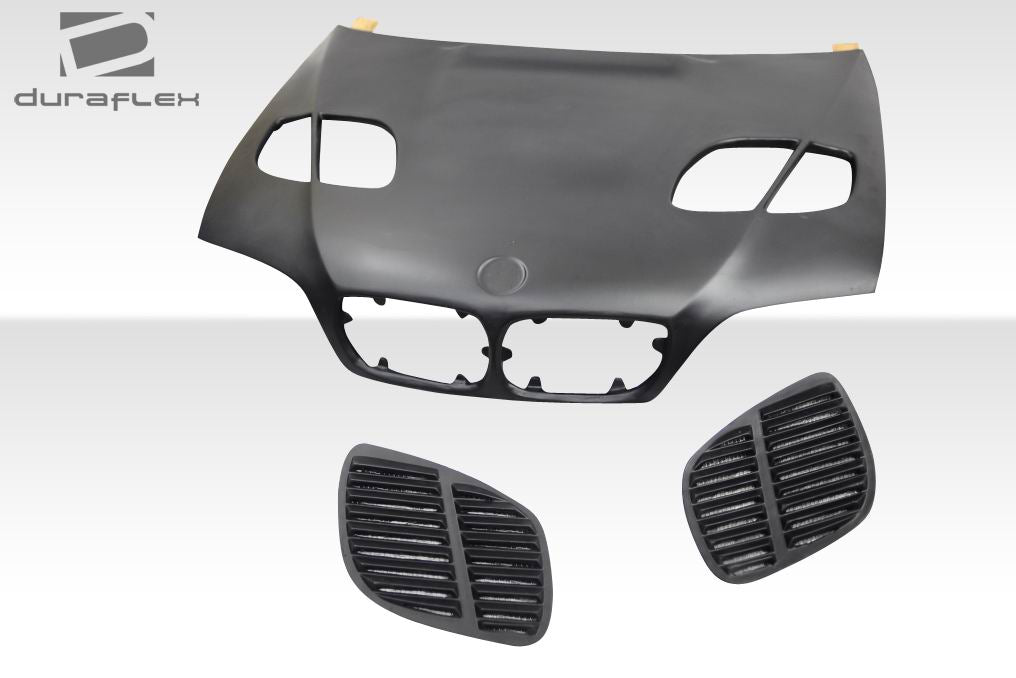 2002-2005 BMW 3 Series E46 4DR Duraflex GTR Hood - 1 Piece