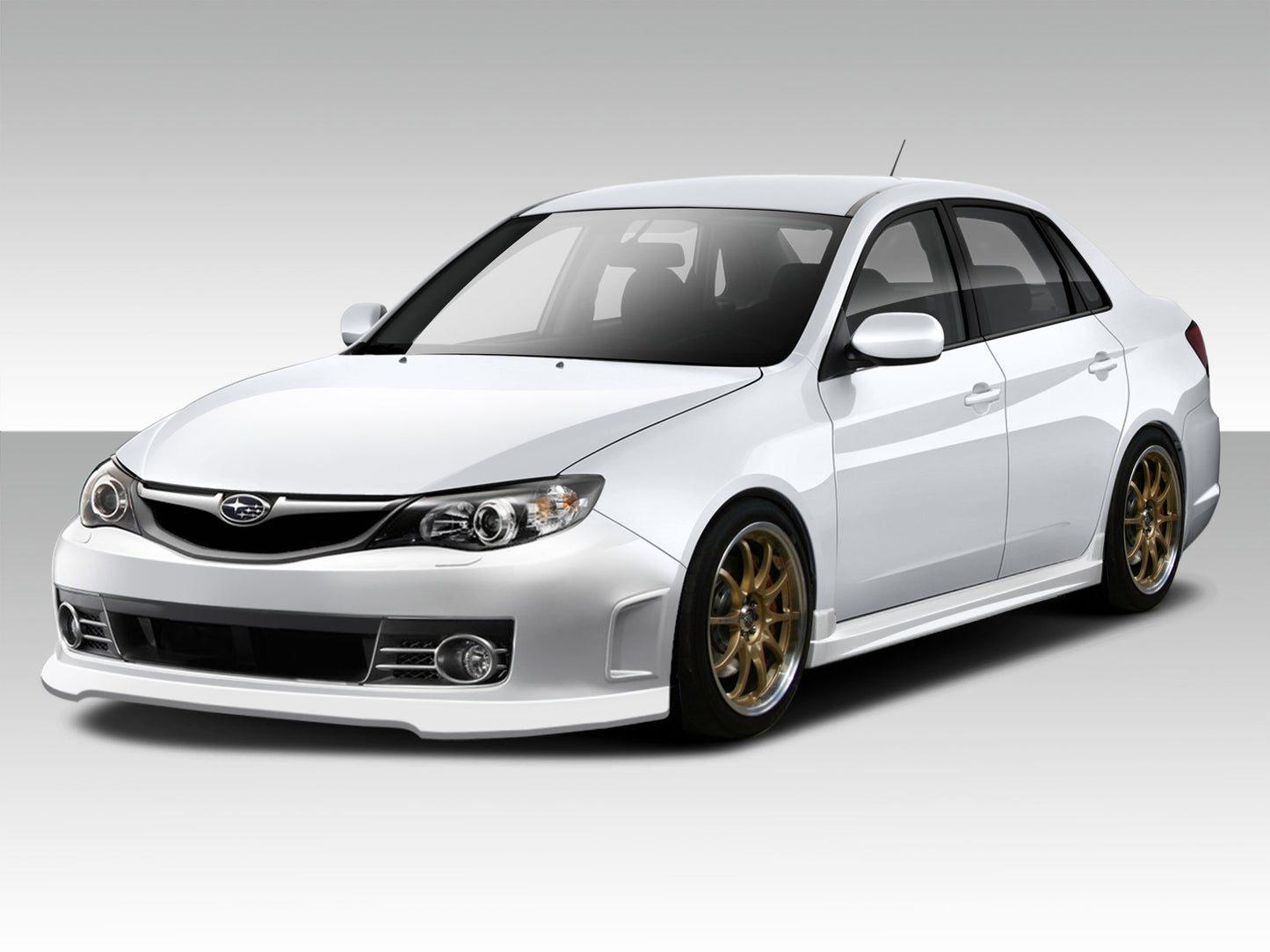 2008-2014 Subaru Impreza 2008-2010 Subaru Impreza WRX 4DR Duraflex STI Look Body Kit - 4 Piece - Includes STI Look Front Bumper Cover (108757) STI Look Side Skirts Rocker Panels (108758) STI Look Rear Bumper Cover (108759)