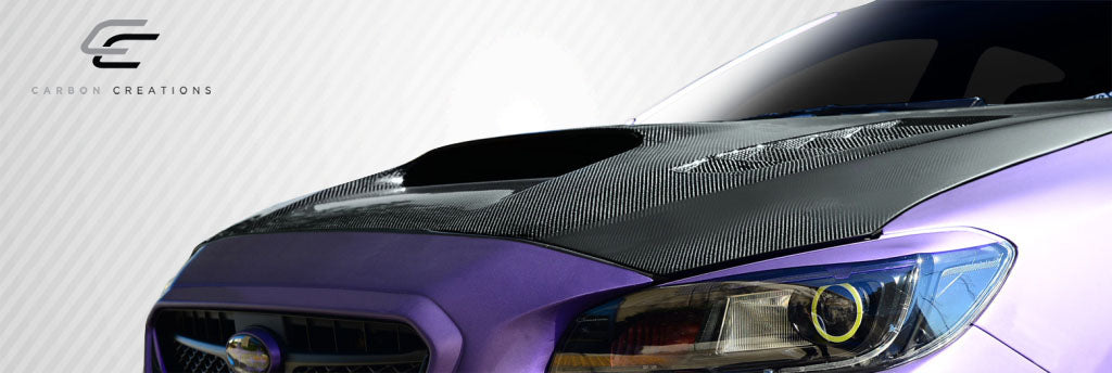 2015-2020 Subaru WRX Carbon Creations NBR Concept Hood - 1 Piece