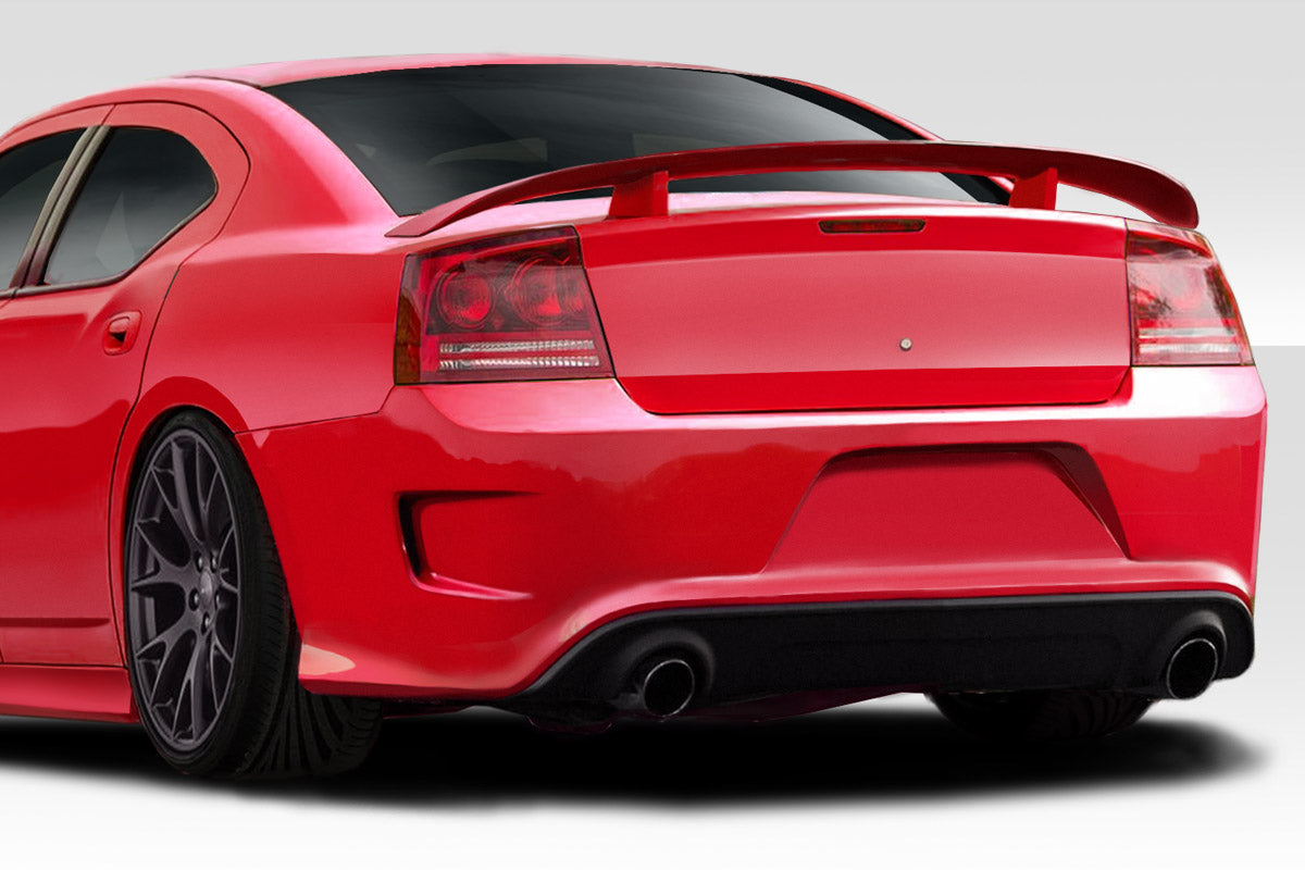 2006-2010 Dodge Charger Duraflex Hellcat Look Complete Kit - 4 Piece - Includes Hellcat Look Front Bumper (113290), Hellcat Look Rear Bumper (113291), and Hellcat Look Side Skirts (113292)