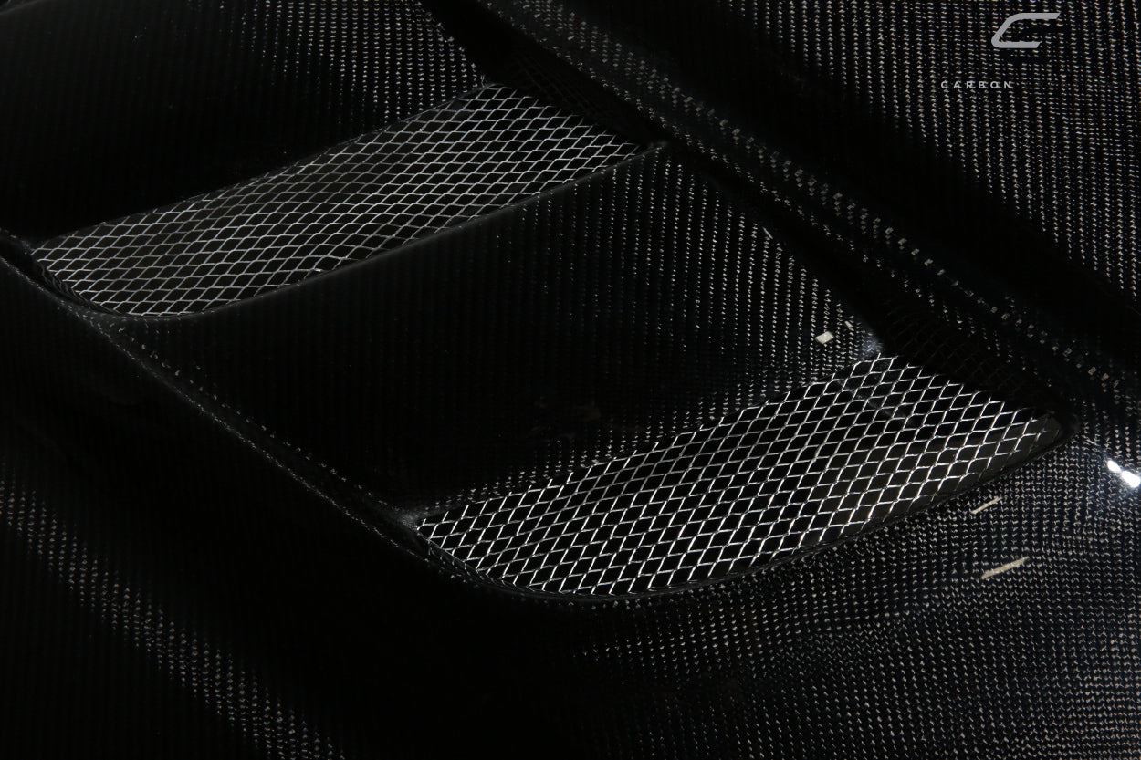 2012-2015 Toyota Tacoma Carbon Creations Viper Hood - 1 Piece