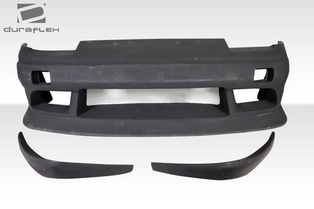 1989-1994 Nissan 240SX S13 Duraflex V Speed Wide Body Front Bumper Cover - 3 Piece