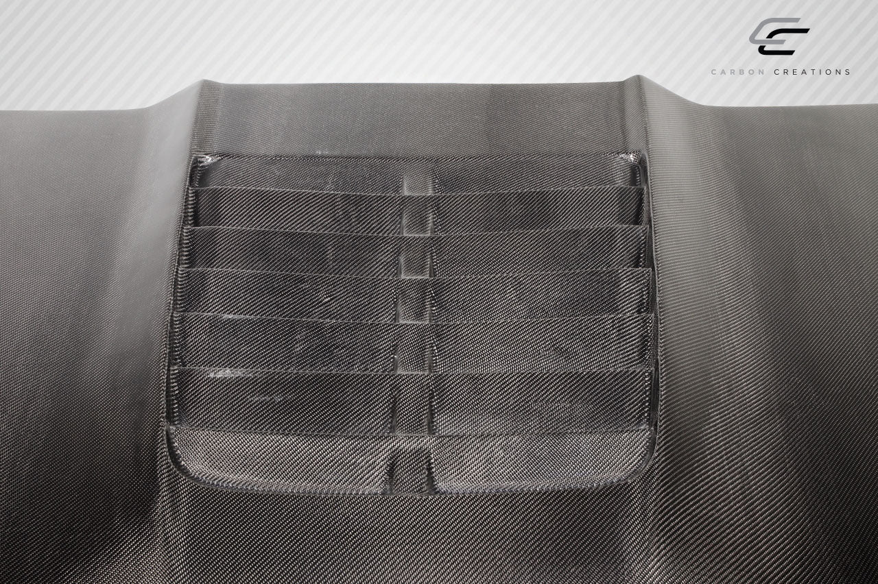 1999-2007 Ford Super Duty F250 F350 F450 F550 / 2000-2005 Ford Excursion Carbon Creations GT500 V2 Hood - 1 Piece