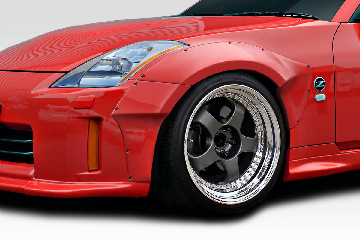 2003-2008 Nissan 350Z Z33 Duraflex SDS Front Fender Flares - 4 Piece