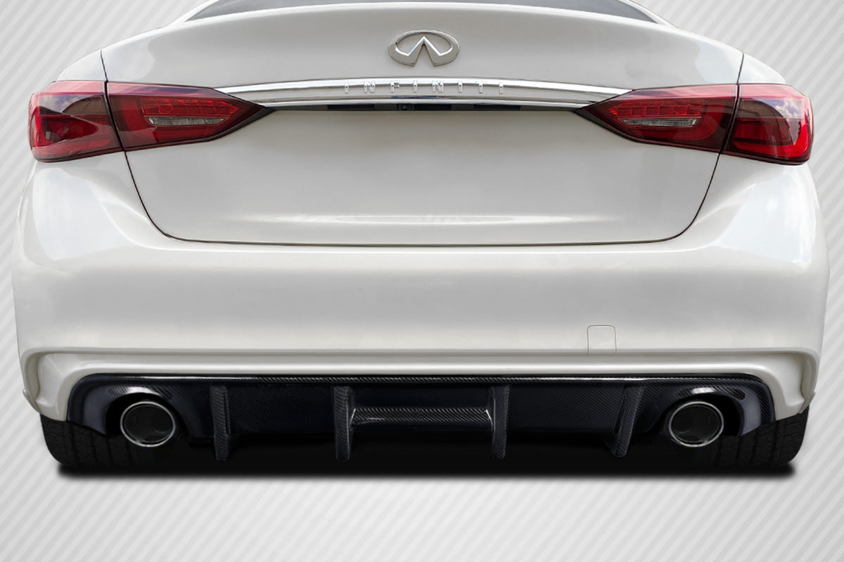 2018-2022 Infiniti Q50 Carbon Creations SRK Rear Diffuser - 1 Piece