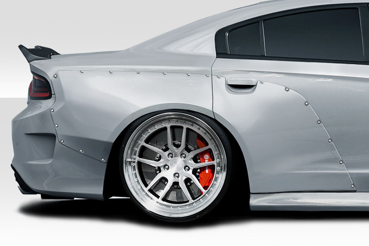 2015-2021 Dodge Charger Duraflex SKS Wide Body Rear Fender Flares - 4 Piece