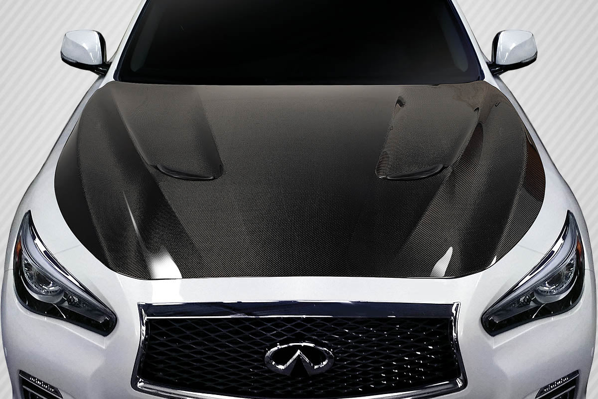 2014-2020 Infiniti Q50 Carbon Creations S Concept Hood - 1 Piece