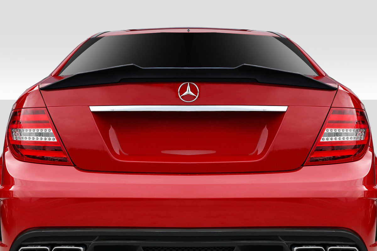 2008-2014 Mercedes C Class W204 Duraflex Plasma Rear Wing Spoiler - 1 Piece