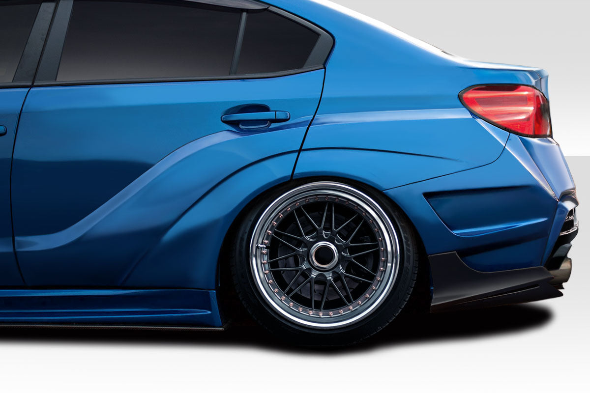 2015-2020 Subaru WRX STI Duraflex VRS Wide Body Rear Fender Flares - 9 Piece
