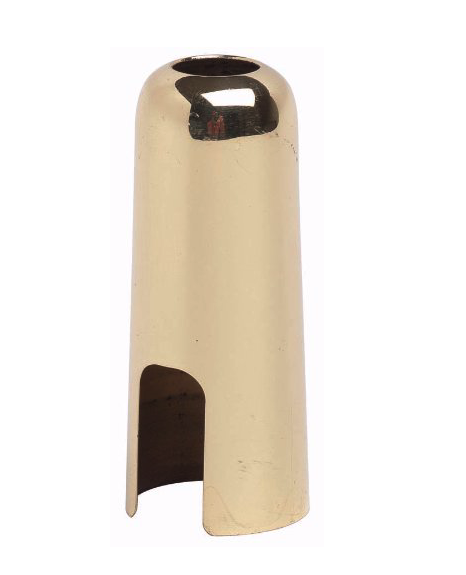 FM - Eb Alto Saxophone Metal Mouthpiece Cap - Gold - 326G - Fornaszewski Music Store, Granite City IL 62040 - www.stanf.com