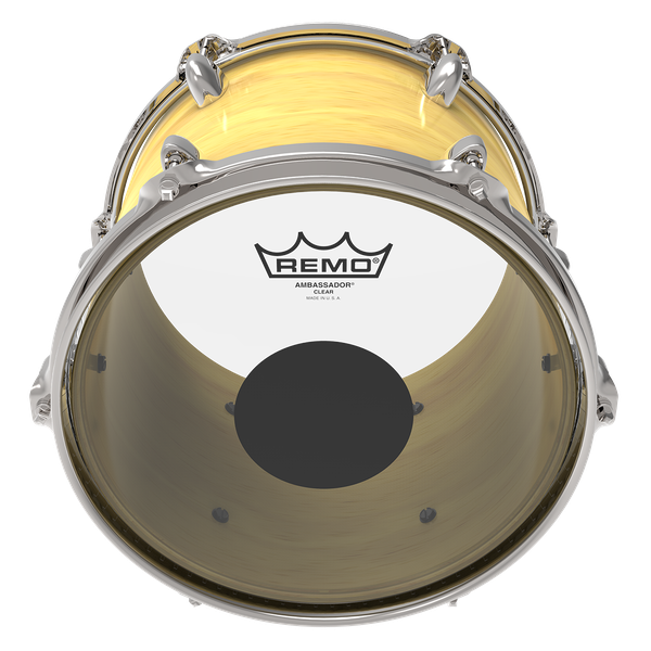 Remo CS0316-10 Controlled Sound Clear Black Dot, Drumhead - Top Black Dot 15"