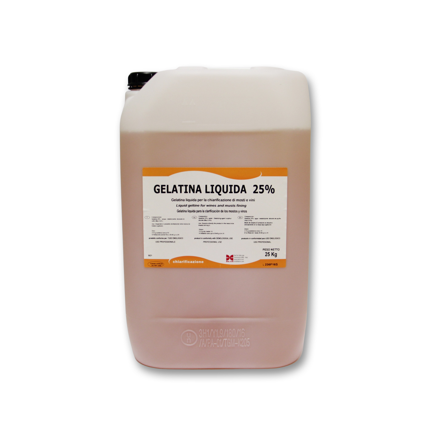 LIQUID GELATIN - 25 L JUG