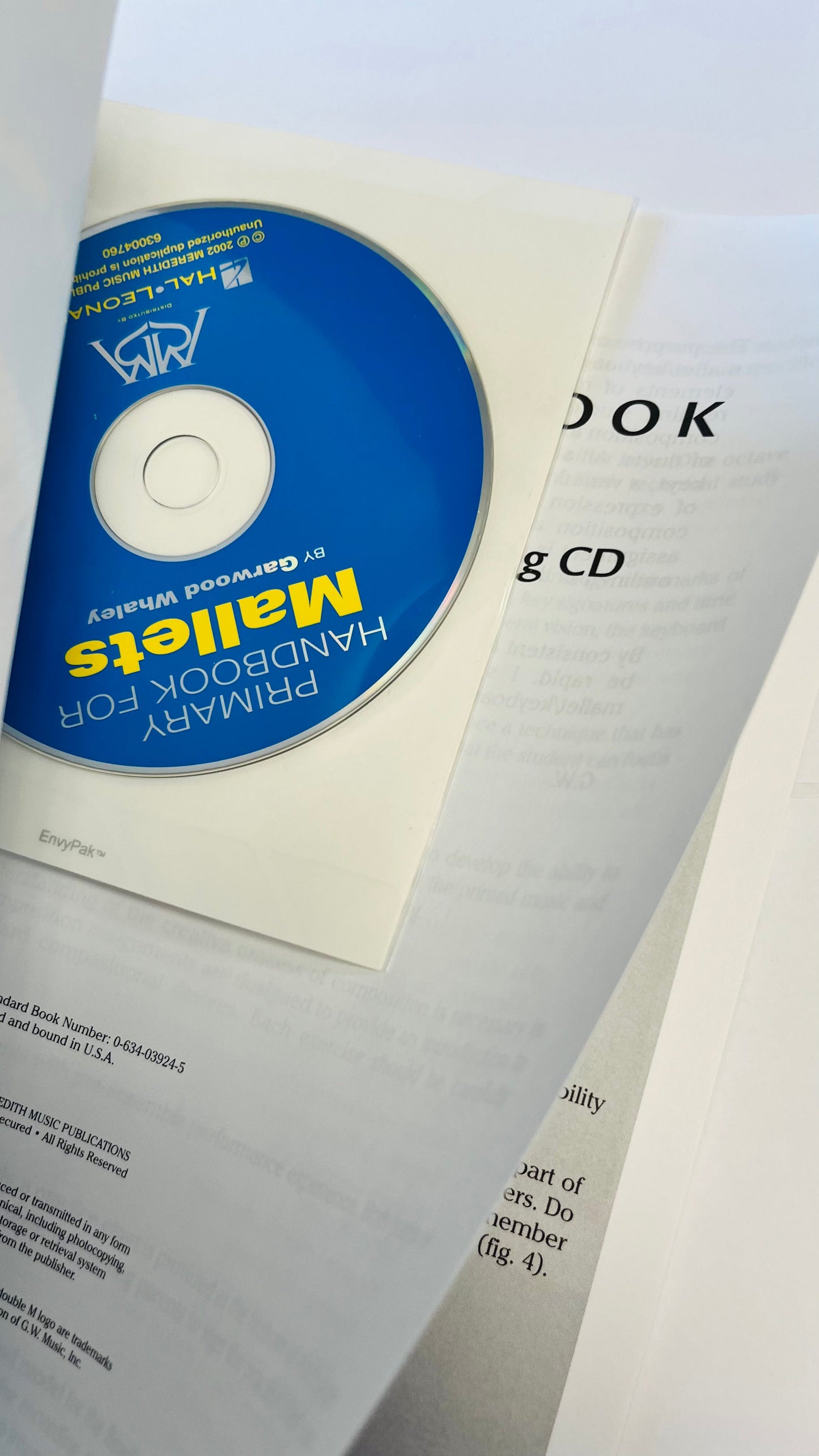 Primary Handbook For Mallets - Garwood Whaley with CD