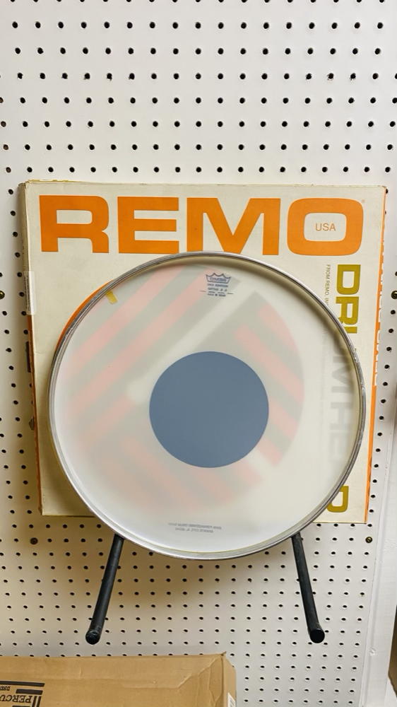 15" Remo CS White Drumhead - Top Black Dot CS021510
