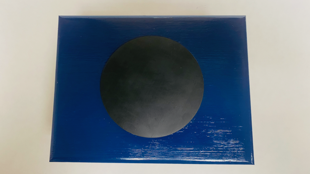 FM Dynamics Drum Practice Pad - Flat - Blue White & Red