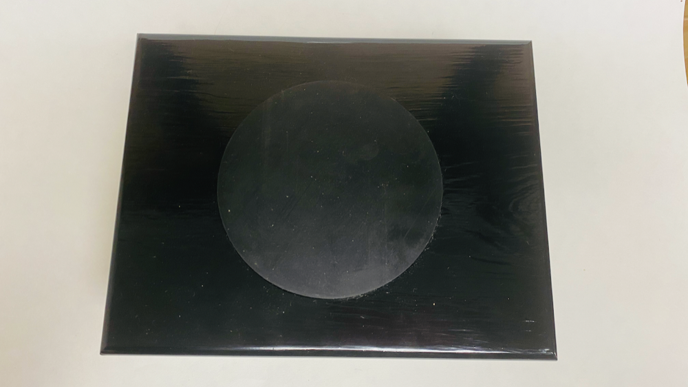 FM Dynamics Drum Practice Pad - Flat - Black, Red & White