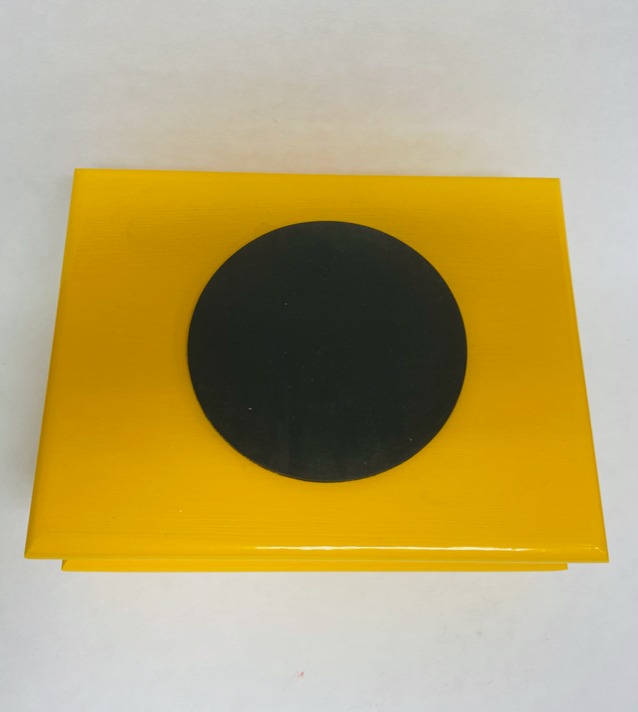 FM Dynamics Drum Practice Pad - Flat - Yellow