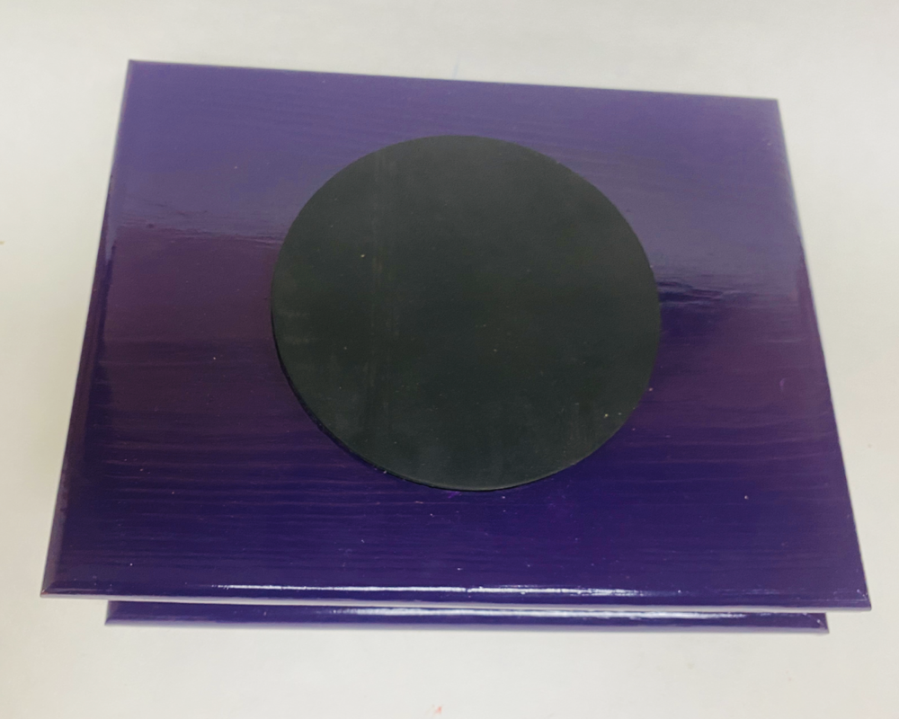 FM Dynamics Drum Practice Pad - Angled - Purple