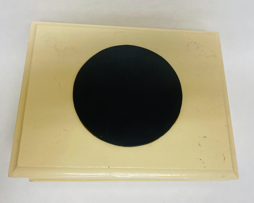 FM Dynamics Drum Practice Pad - Angled - Ivory