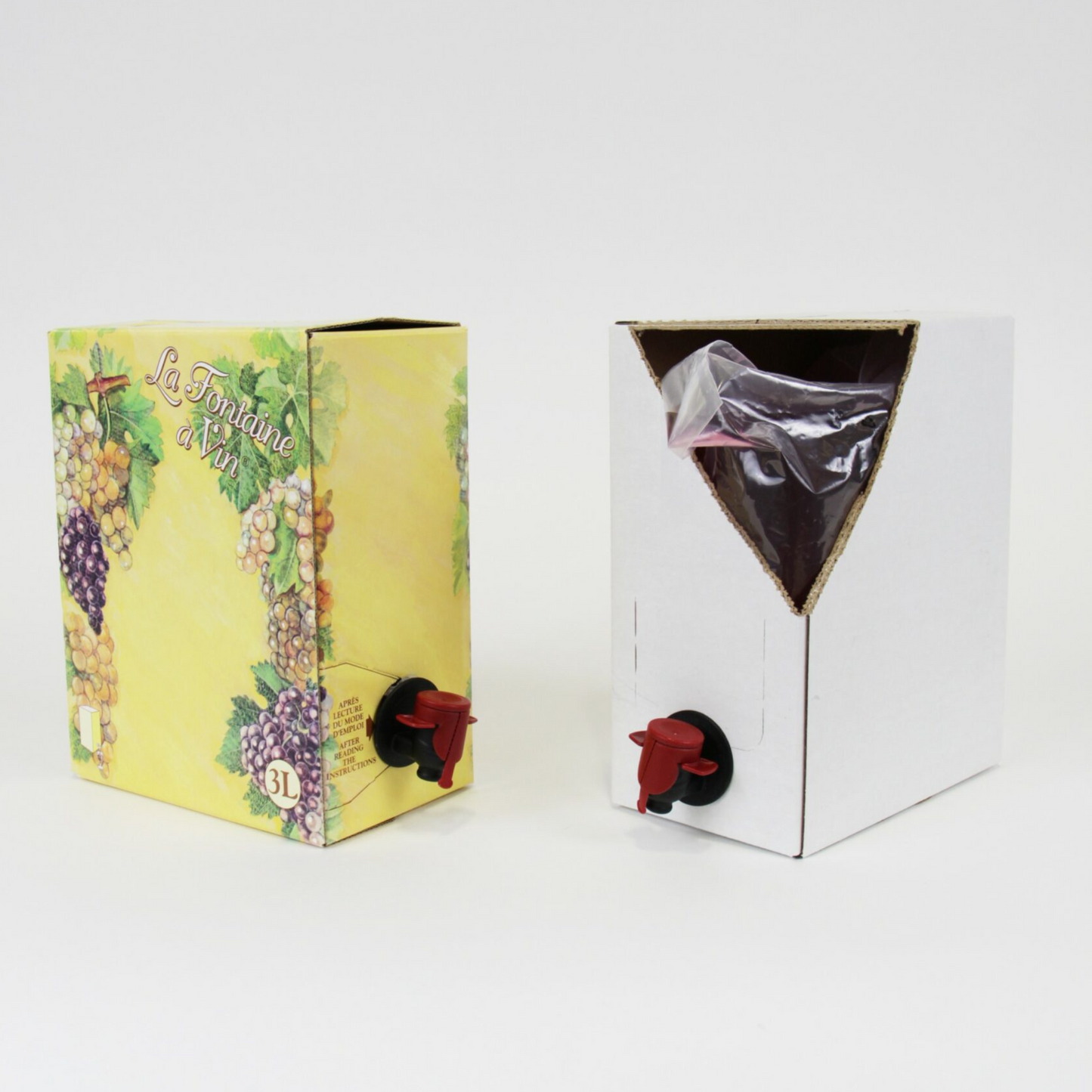 WINE CARTONS - SIZE: 3 LITRE - WHITE