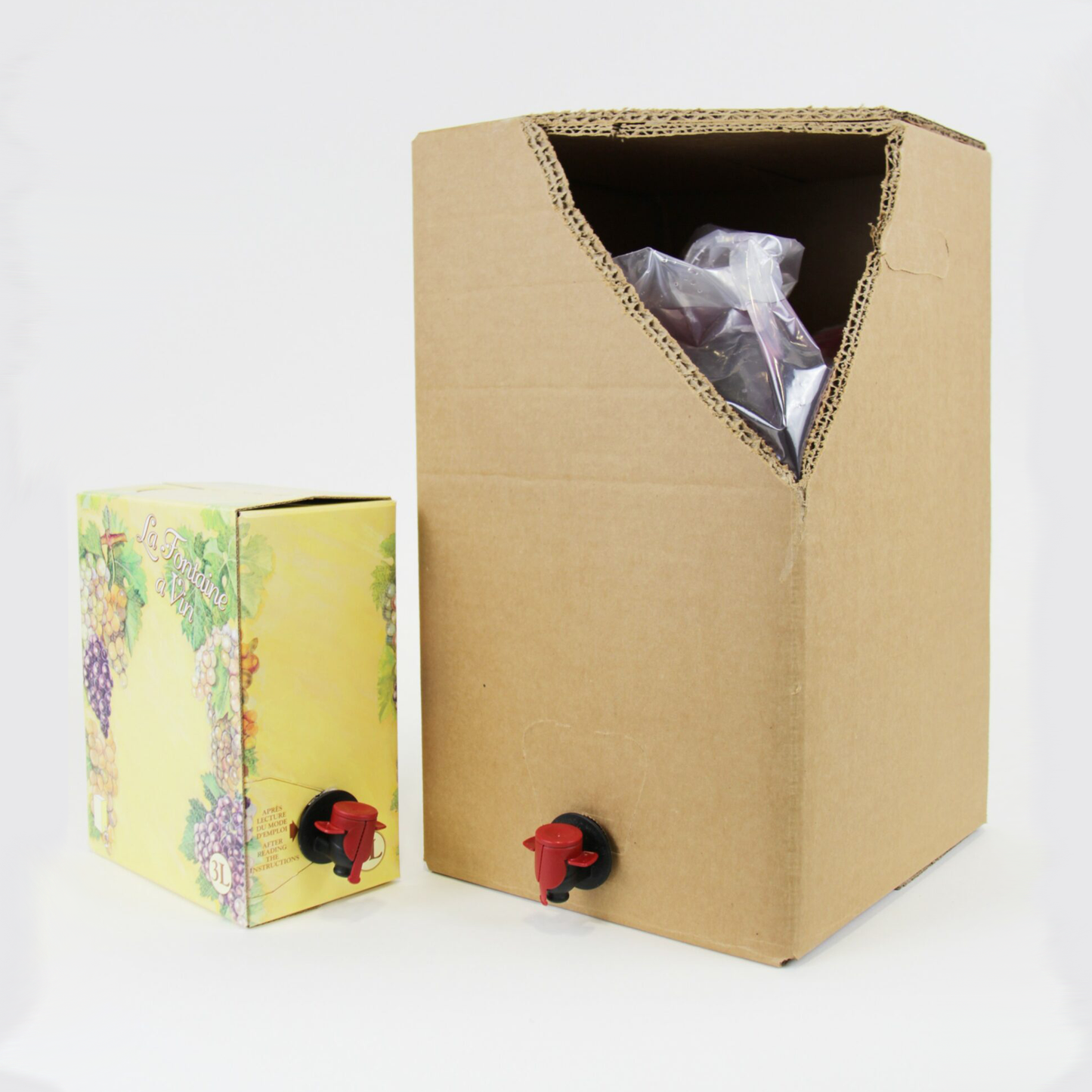 WINE CARTONS - SIZE: 20 LITRE - KRAFT