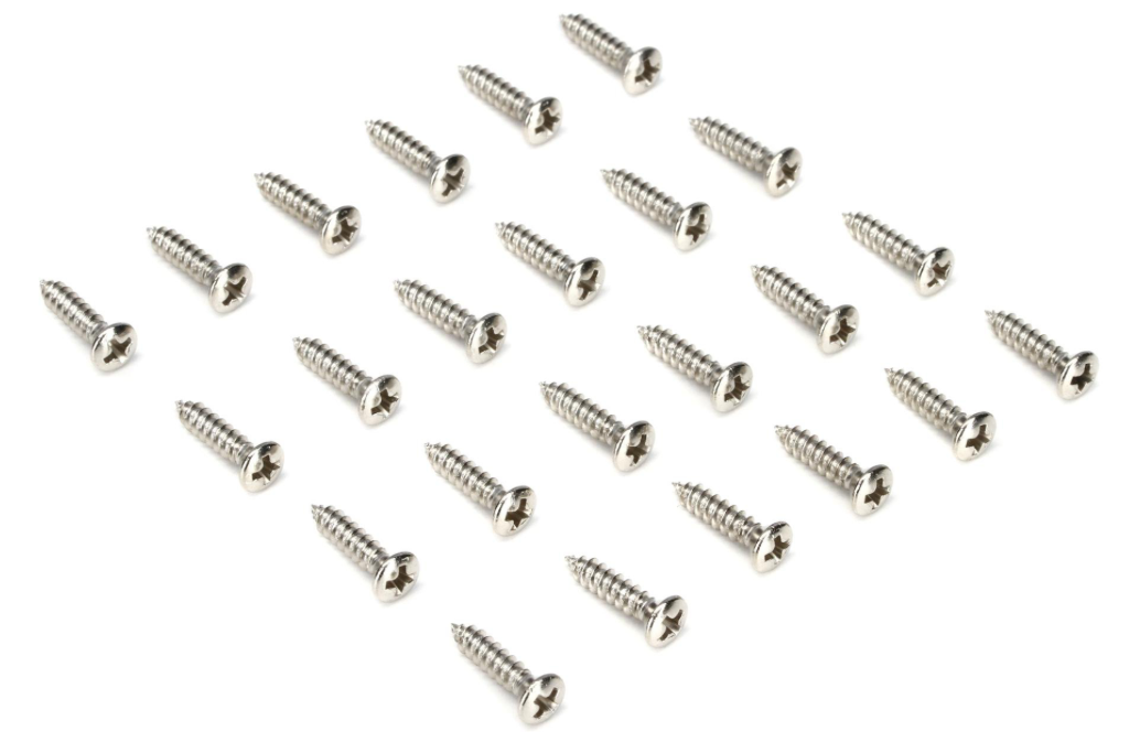 Standard Pickguard Screws Chrome 12-pack