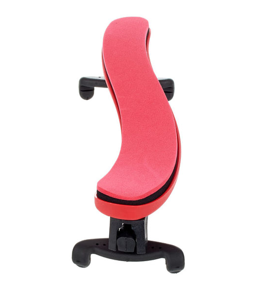 Artino - Ergo "One Size Fits All" Shoulder Rest for Viola or Violin - Red