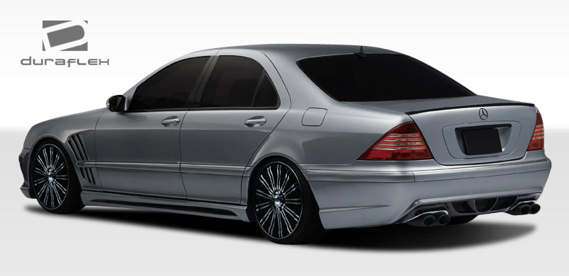 2003-2006 Mercedes S Class W220 Duraflex W-3 Body Kit - 4 Piece - Includes W-3 Front Bumper Cover (108812) W-2 Side Skirts Rocker Panels (107720) W-2 Rear Bumper Cover (107721)