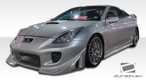 2000-2005 Toyota Celica Duraflex Blits Body Kit - 4 Piece - Includes Blits Front Bumper Cover (100175) Blits Rear Bumper Cover (100176) Blits Side Skirts Rocker Panels (100174)