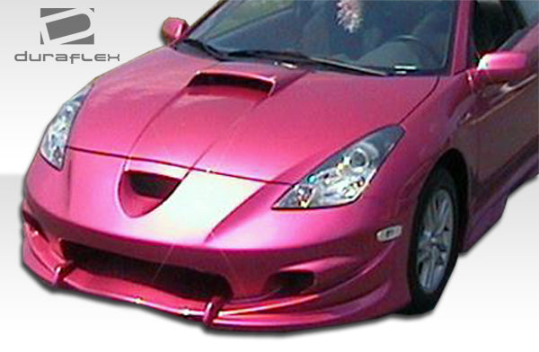 2000-2005 Toyota Celica Duraflex Vader Body Kit - 4 Piece - Includes Vader Front Bumper Cover (100198) Vader Rear Bumper Cover (100199) Vader Side Skirts Rocker Panels (100203)