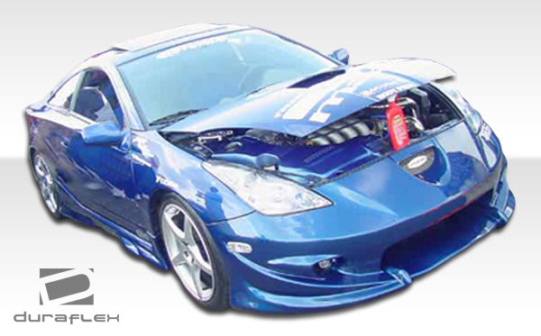 2000-2005 Toyota Celica Duraflex Vader Body Kit - 4 Piece - Includes Vader Front Bumper Cover (100198) Vader Rear Bumper Cover (100199) Vader Side Skirts Rocker Panels (100203)