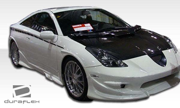 2000-2005 Toyota Celica Duraflex Vader Body Kit - 4 Piece - Includes Vader Front Bumper Cover (100198) Vader Rear Bumper Cover (100199) Vader Side Skirts Rocker Panels (100203)