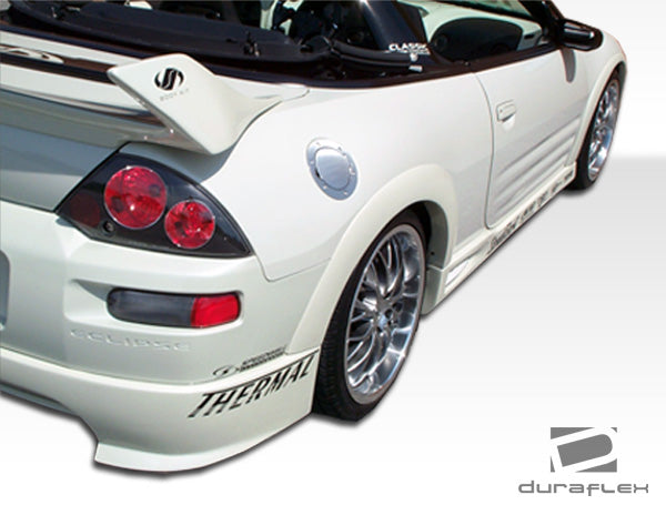 2003-2005 Mitsubishi Eclipse Duraflex Shine Flared Body Kit - 4 Piece - Includes Shine Flared Front Lip Under Spoiler Air Dam (100482) Shine Flared Rear Lip Under Spoiler Air Dam (100125) Shine Flared Side Skirts Rocker Panels (100126)