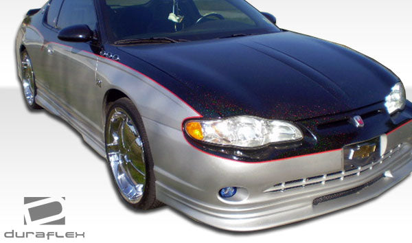 2000-2005 Chevrolet Monte Carlo Duraflex Racer Body Kit - 4 Piece - Includes Racer Front Lip Under Spoiler Air Dam (104371) Racer Rear Lip Under Spoiler Air Dam (104373) Racer Side Skirts Rocker Panels (104372)