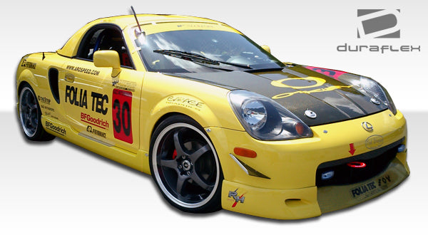 2000-2005 Toyota MRS MR2 Spyder Duraflex C-1 Body Kit - 4 Piece - Includes C-1 Front Bumper Cover (104517) Type W Side Skirts Rocker Panels (100213) C-1 Rear Bumper Cover (104518)