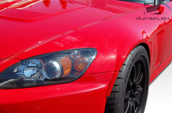 2000-2009 Honda S2000 Duraflex A-Sport Wide Body Kit - 14 Piece - Includes A-Sport Front Bumper Cover (105918) A-Sport Side Splitters (105919) A-Sport Rear Bumper Cover (105920) A-Sport Front Fenders (105921) A-Sport Rear Fender Flares (105922)