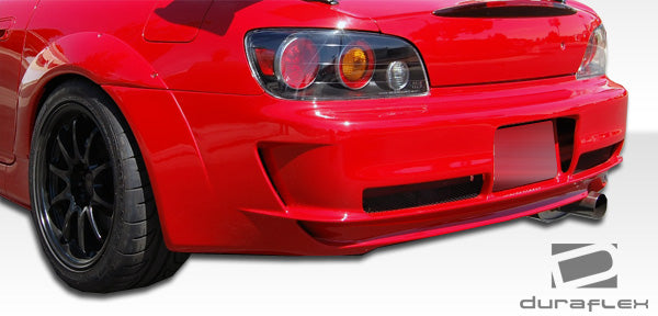 2000-2009 Honda S2000 Duraflex A-Sport Wide Body Kit - 14 Piece - Includes A-Sport Front Bumper Cover (105918) A-Sport Side Splitters (105919) A-Sport Rear Bumper Cover (105920) A-Sport Front Fenders (105921) A-Sport Rear Fender Flares (105922)