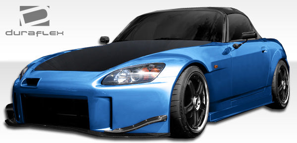 2000-2009 Honda S2000 Duraflex Type JS Body Kit - 5 Piece - Includes JS Front Bumper Cover (105023) JS Front Splitter (105024) JS Side Skirts Rocker Panels (105025) JS Rear Bumper Cover (105026)