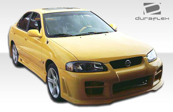 2004-2006 Nissan Sentra Duraflex R34 Body Kit - 4 Piece - Includes R34 Front Bumper Cover (100595) B-2 Rear Bumper Cover (103315) R34 Side Skirts Rocker Panels (100154)