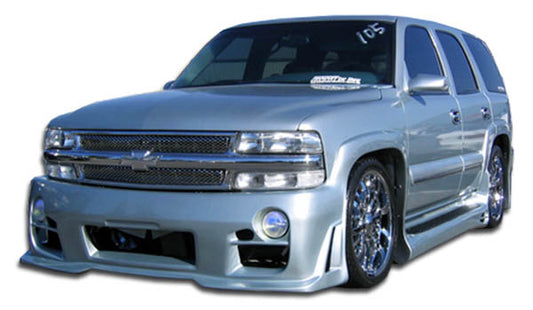 2000-2006 Chevrolet Tahoe Duraflex Platinum Body Kit - 4 Piece - Includes Platinum Front Bumper Cover (100016) Platinum Rear Bumper Cover (100017) Platinum Side Skirts Rocker Panels (100018)