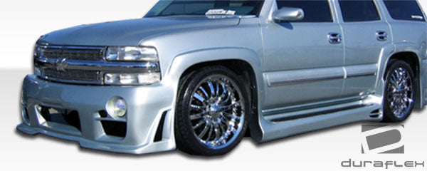2000-2006 Chevrolet Tahoe Duraflex Platinum Body Kit - 4 Piece - Includes Platinum Front Bumper Cover (100016) Platinum Rear Bumper Cover (100017) Platinum Side Skirts Rocker Panels (100018)
