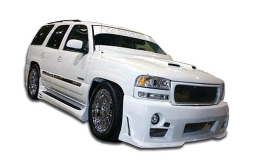 2000-2006 GMC Yukon Duraflex Platinum Body Kit - 4 Piece - Includes Platinum Front Bumper Cover (100057) Platinum Rear Bumper Cover (100017) Platinum Side Skirts Rocker Panels (100018)