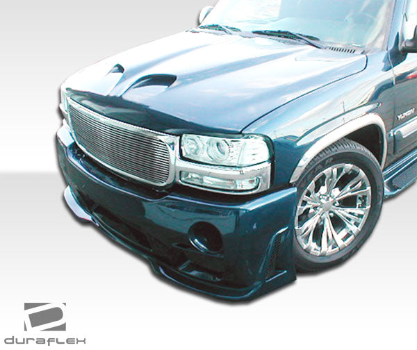 2000-2006 GMC Yukon XL Duraflex Platinum Body Kit - 6 Piece - Includes Platinum Front Bumper Cover (100057) Platinum Rear Bumper Cover (100345) Platinum Side Skirts Rocker Panels (100346)