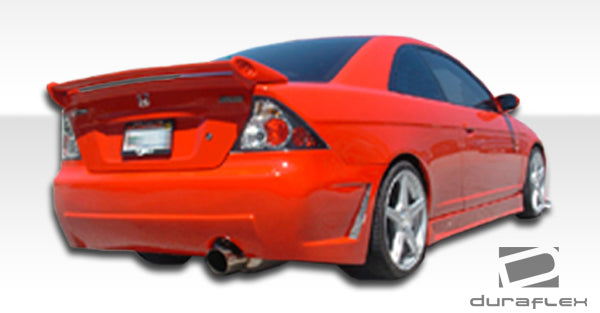 2001-2003 Honda Civic 2DR Duraflex B-2 Body Kit - 4 Piece - Includes B-2 Front Bumper Cover (100247), B-2 Rear Bumper Cover (100227), B-2 Side Skirts Rocker Panels (100228).