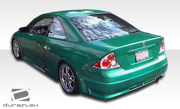 2004-2005 Honda Civic 2DR Duraflex R34 Body Kit - 4 Piece - Includes R34 Front Bumper Cover (102433) R34 Rear Bumper Cover (100239) R34 Side Skirts Rocker Panels (100240)
