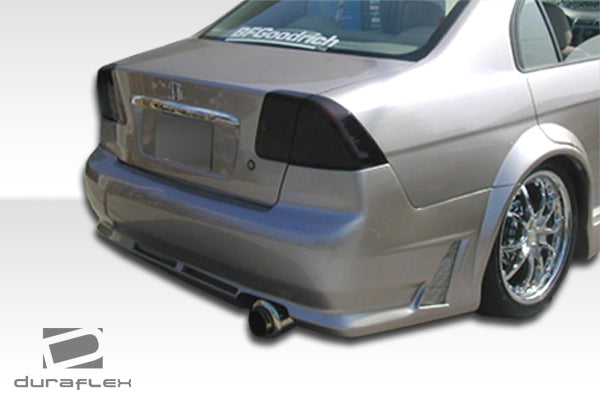 2001-2003 Honda Civic 4DR Duraflex R34 Body Kit - 4 Piece - Includes R34 Front Bumper Cover (100256) R34 Rear Bumper Cover (100245) R34 Side Skirts Rocker Panels (100246)