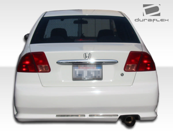 2004-2005 Honda Civic 4DR Duraflex R34 Body Kit - 4 Piece - Includes R34 Front Bumper Cover (102433) R34 Rear Bumper Cover (100245) R34 Side Skirts Rocker Panels (100246)