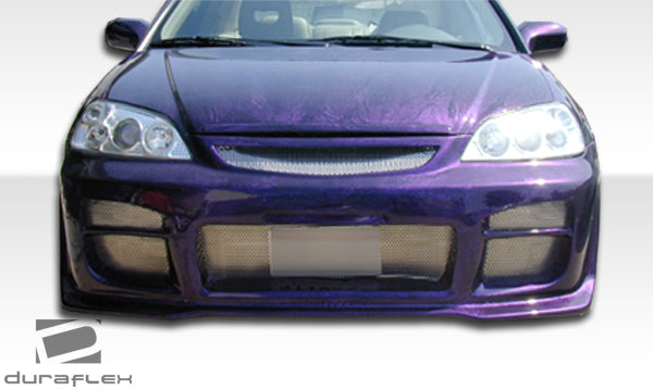 2001-2003 Honda Civic 2DR Duraflex R34 Body Kit - 4 Piece - Includes R34 Front Bumper Cover (100256) R34 Rear Bumper Cover (100239) R34 Side Skirts Rocker Panels (100240)